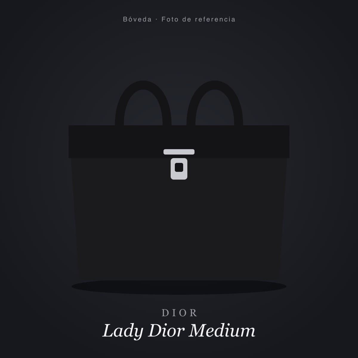 Dior Lady Dior Medium Cannage Negro